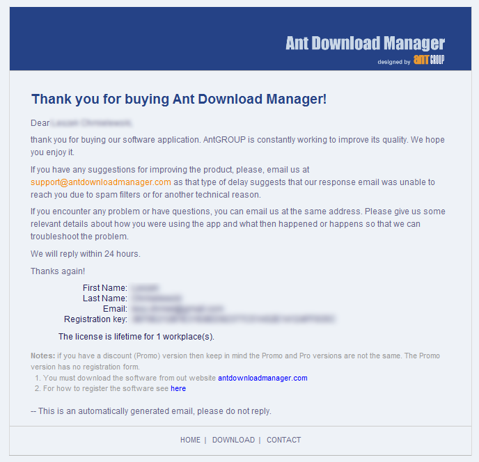 Ant Download Manager (AntDM) Buy and regs