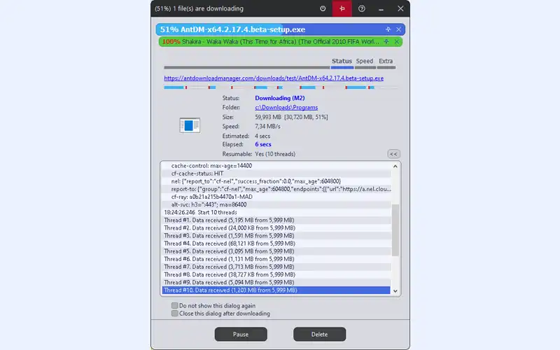 AntDM Scrrenshot